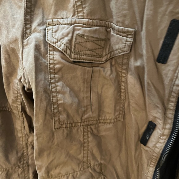Brown Utility Jacket for Men (M) - Picture 6 of 8